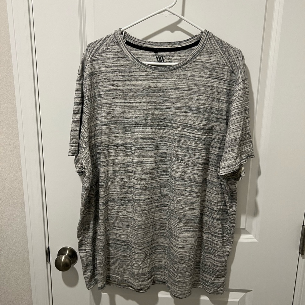 Men's VRST Heathered Gray Pocket Tee